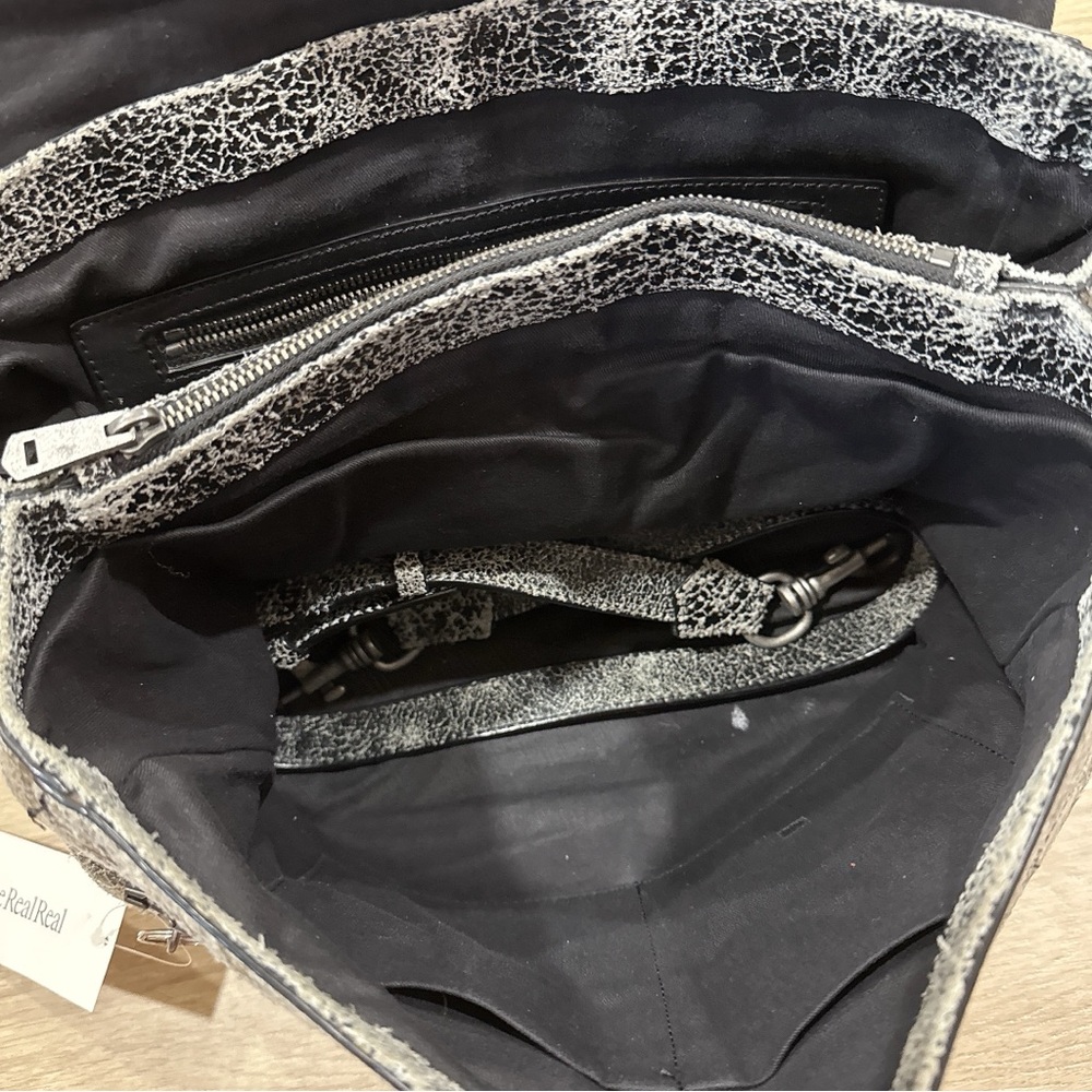 All Saints Gray Satchel Bag - Picture 3 of 5